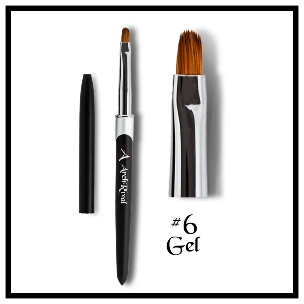 #6 Arch Rival Oval Gel Brush